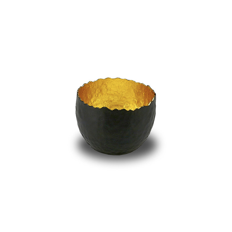 Bol décoratifs Amalfi, 2,3" H x 3,1" L x 3,1" D, Or