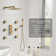 Revitalize 12 Inch Luxury Thermostatic Complete Shower System with Rough-in Valve