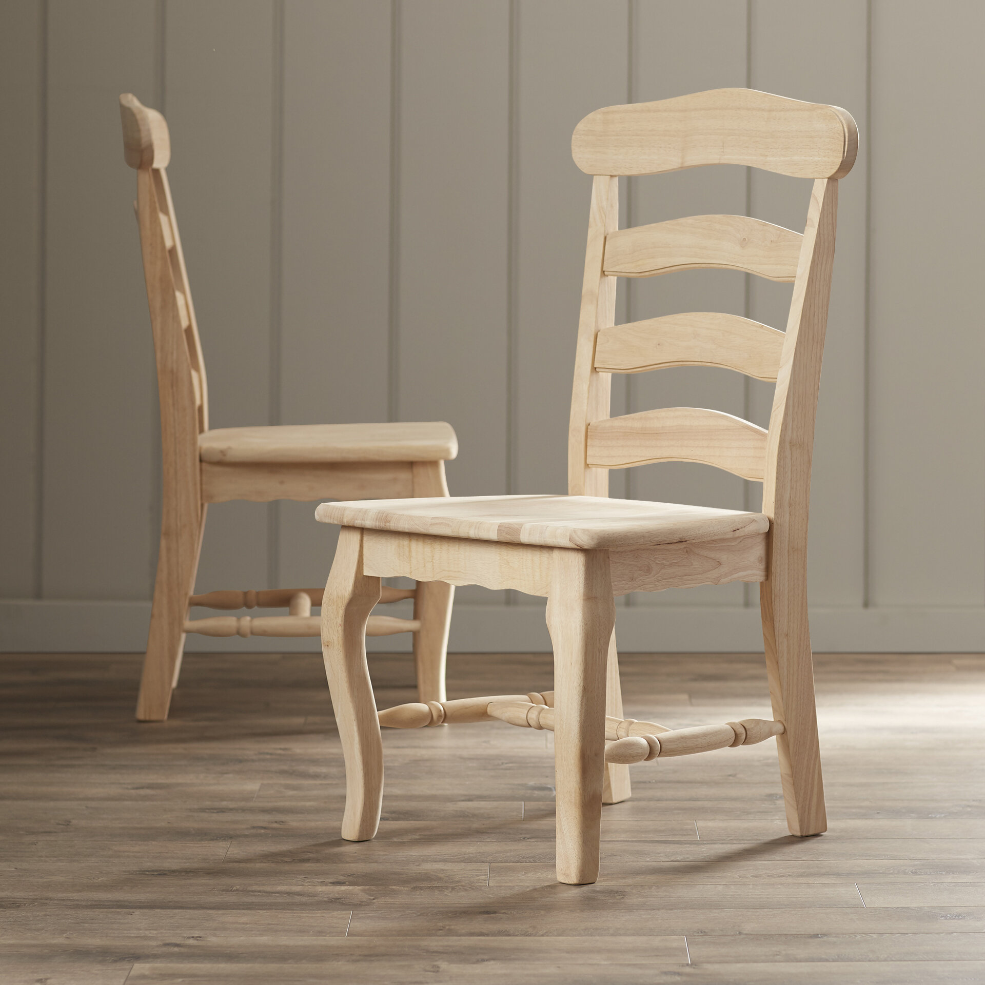 Unfinished kitchen table chairs hot sale