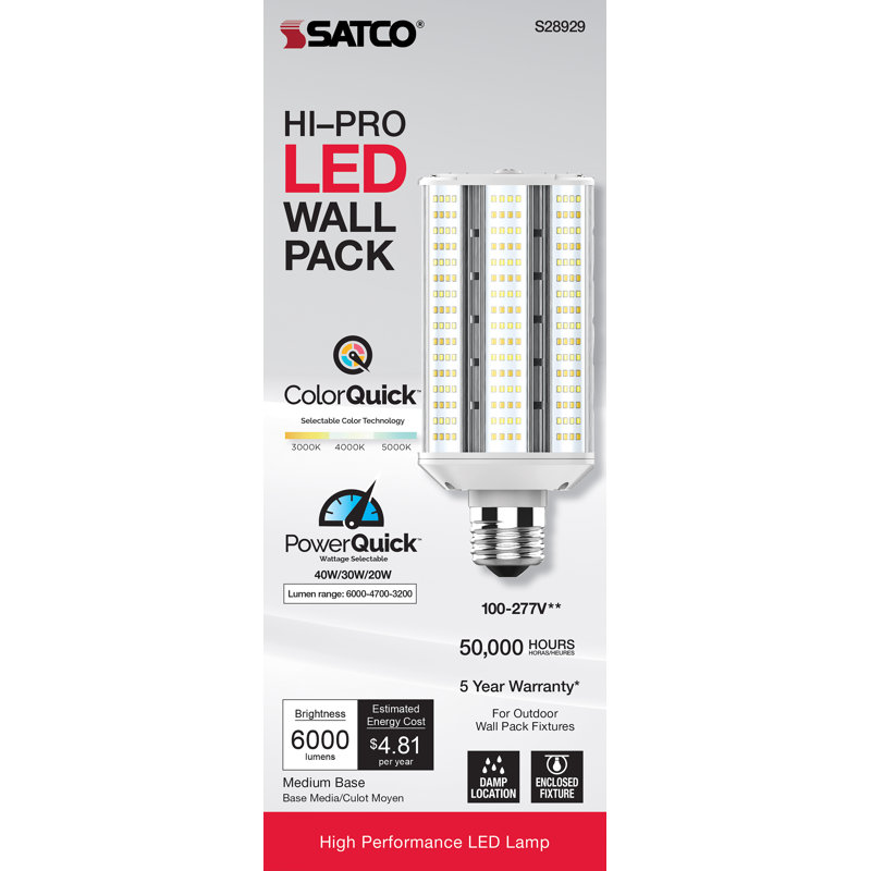 40 Watt White LED Bulb