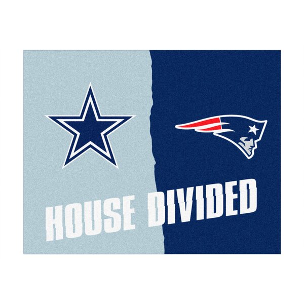 NFL House Divided Mat - Steelers / Bengals