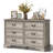 47'' W Farmhouse 6 Drawer Dresser
