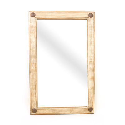 Febus Wood Rectangle Wall Mirror
