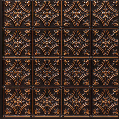 Pavillon de jardin gothique 2 pi x 2 pi Tuile de plafond à poser ou à coller