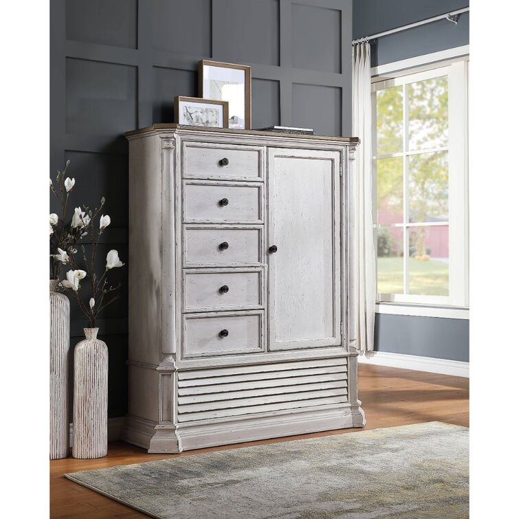 Rosalind Wheeler Gap Wood, Wood Veneer, Composite Wood Armoire | Wayfair