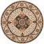 Tapis beige crocheté à la main Bryonhall-19818245