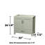Sheffield 36" Single Bathroom Vanity Base Only-86051054
