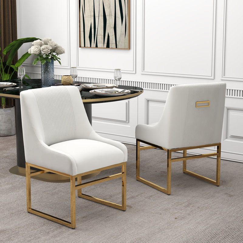Chaise d'appoint Zanthia, Beige, 4