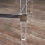 Ultra-Modern Tempered Glass and Acrylic Coffee Table