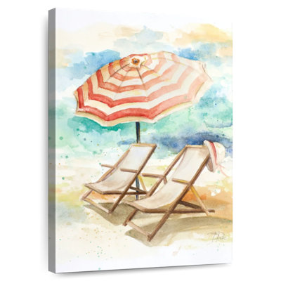 Parasol Kerner sur la plage I