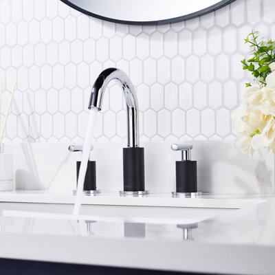 Celestine Widespread Bathroom Faucet with Drain