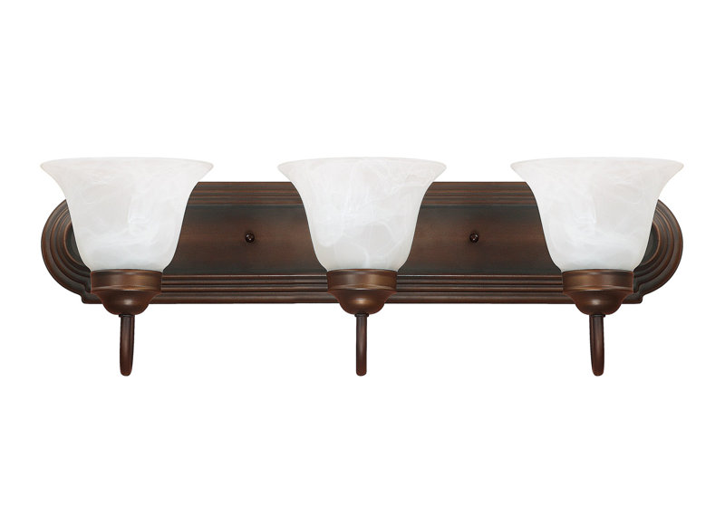 Whittington 3 - Light Dimmable Vanity Light, White