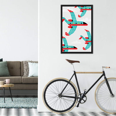 In the Air Planes - impression d'art graphique