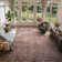  Vintage Tribal Cashmere Washable Red Area Rug - Soft Non Slip Oriental Distressed Design Rug for Living Room, Bedroom, or Study Decor