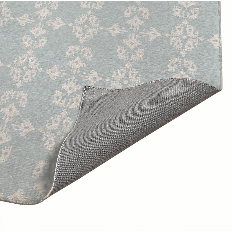 Paillasson Cassia, L 36 po x L 24 po, Bleu clair