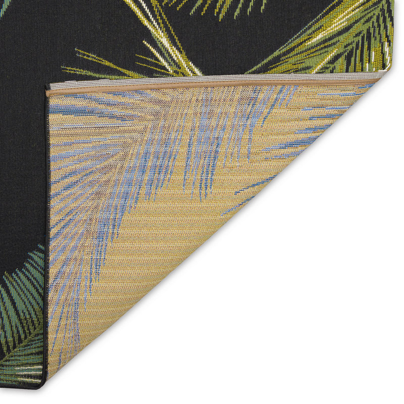 Tapis intérieur / extérieur Bayou Breeze Marina, Rectangle 7 pi 10 po x 9 pi 10 po