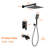 10 Inch Wall Mount Shower System With Hand Shower Single Handle Shower Faucet Set Waterfall Brass Shower Trim Kit With Tub Spout-116543661