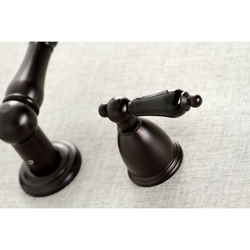 Kingston Brass Duchess Two-Handle 3-Hole Wall Mount Roman Tub Faucet, Oil Rubbed Bronze