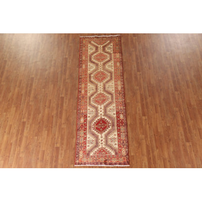 Handmade Wool   Runner Rug 3x10