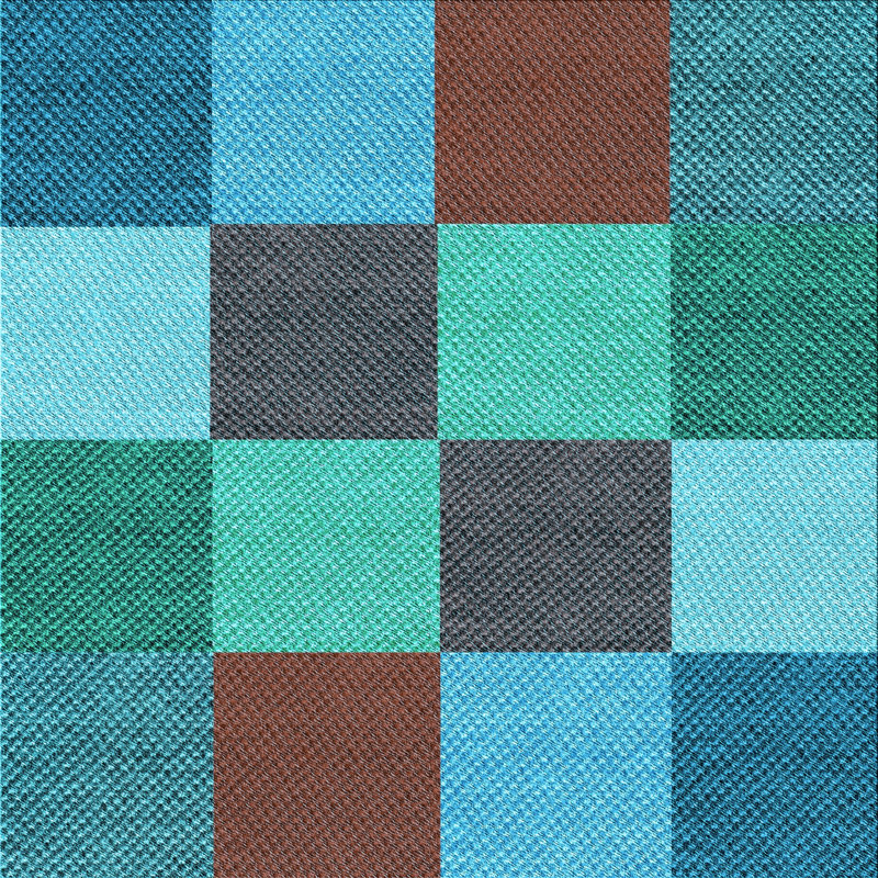 Geometric Indoor Rug, Square 8'