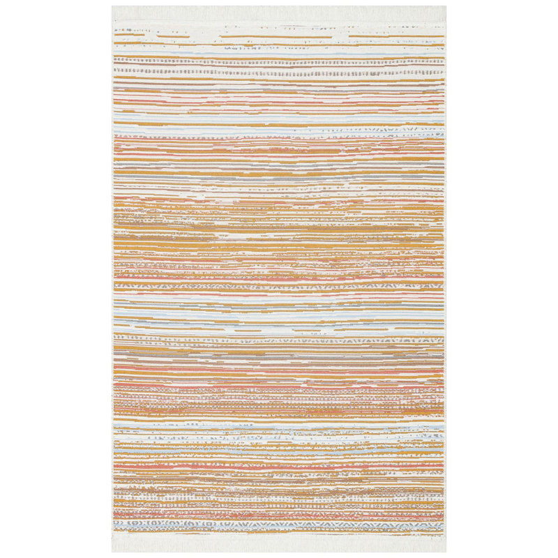 Selina Cotton Flatweave Area Rug, Rectangle 304.8 x 457.2cm