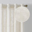 Linen Blend Semi Sheer Grommet / Eyelet Curtain Panel Pair-1495260218-1497042904