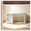 Bureau en bois blanc avec tiroirs de rangement