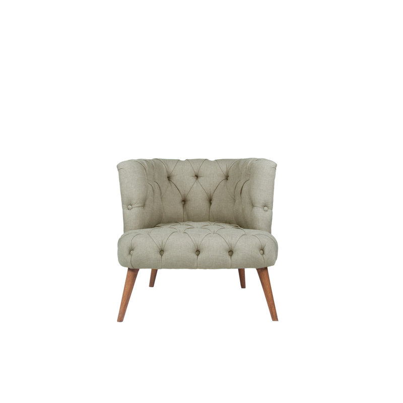 Élégant fauteuil à oreilles, structure en bois massif, 29,5 po x 30,3 po x 31,5 po | Tissu 100% polyester, facile à nettoyer | Couleur grise élégante, parfaite pour les salons modernes ou rustiques, sièges confortables pour la décoration intérieure