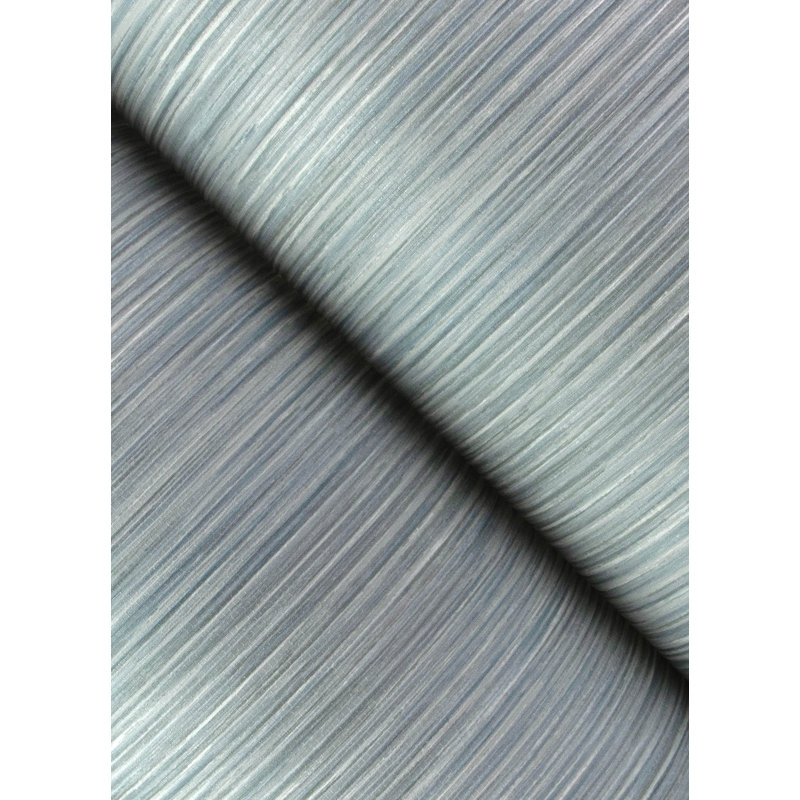 Papier peint strié Largo, Turquoise 
