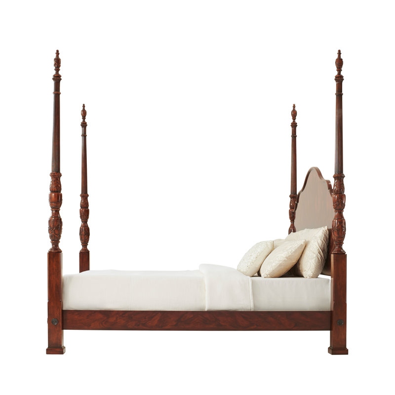 Theodore Alexander Solid Wood Four Poster Bed