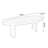 Goose Egg-Shaped Solid Wood Dining Table-1172598895
