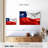 Waving Chile Flag-757280312