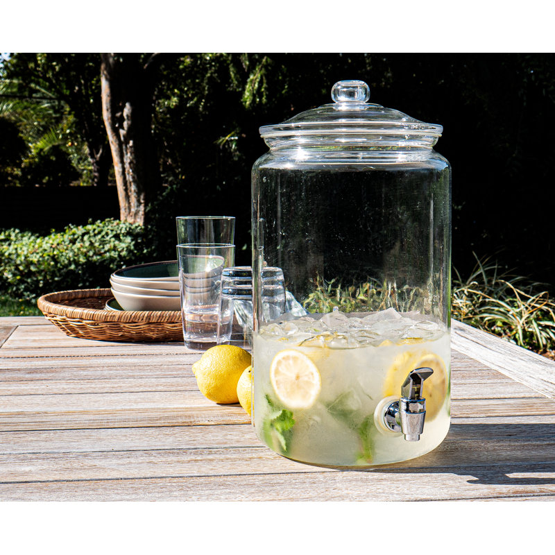 Distributeur de boissons en acrylique Belize - transparent - 245 oz