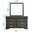 Ensemble de chambre à coucher standard 5 pièces Mayodan-70103496-70103495