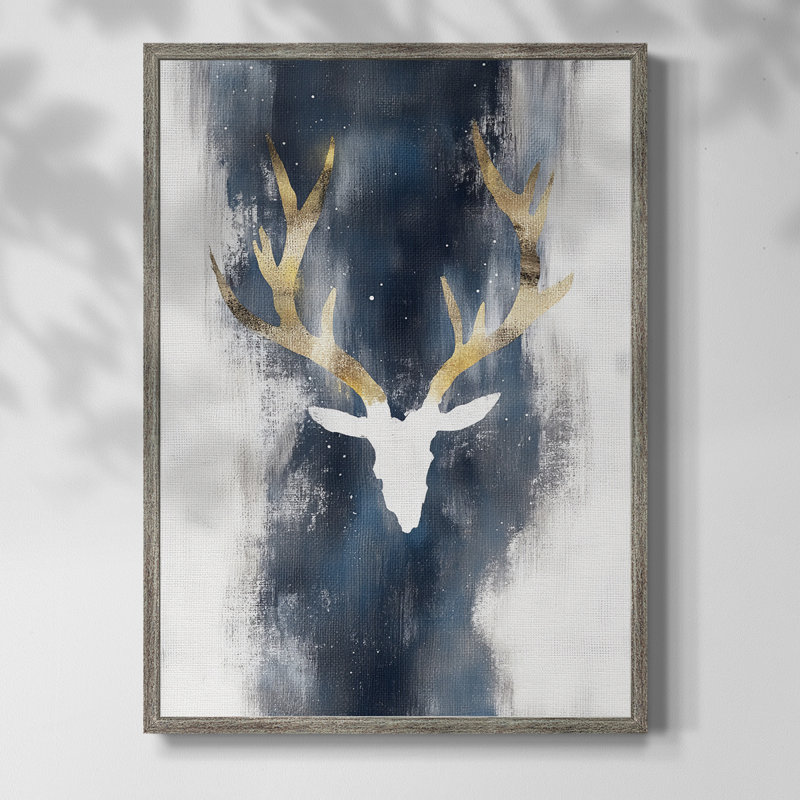 «Christmas Holiday Art CCXVII», reproduction d'art encadrée - bois massif, H 11 po x l 9 po