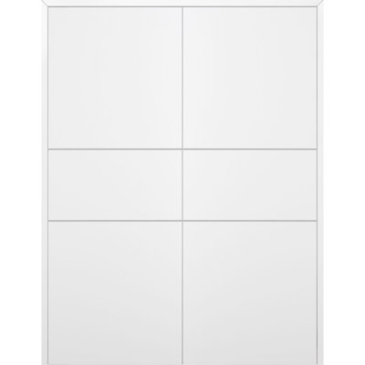 Porte double standard Optima 2H