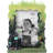 Precious Moments Disney Maleficent Flames Sculpted Photo Picture Frame