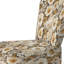 Beige Boho Chic Poppy Blooms - Chaise d'appoint rembourrée de style campagnard, chaise d'appoint rustique à motif floral