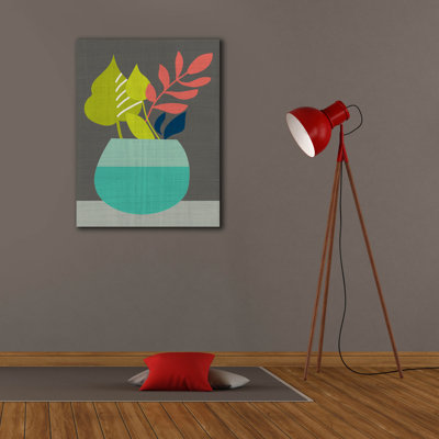 «Epic Graffiti» «Clay Pot 2» par Chariklia Zarris, art mural sur toile, 26 po x 34 po