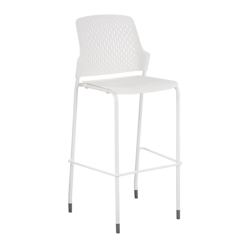 Next Armless Stackable Chair, White
