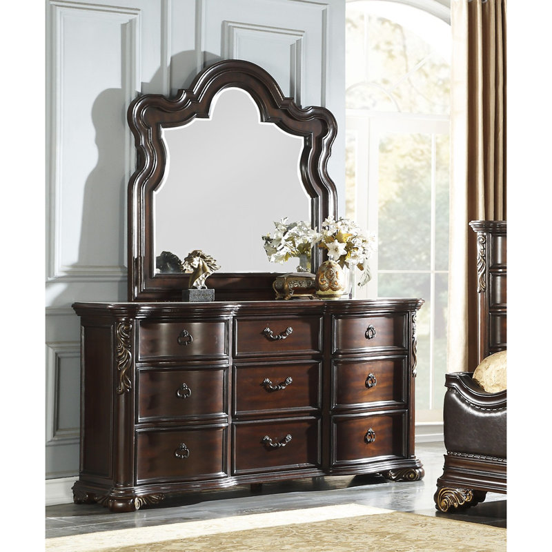 Ensemble de commode et miroir Royal Elegant