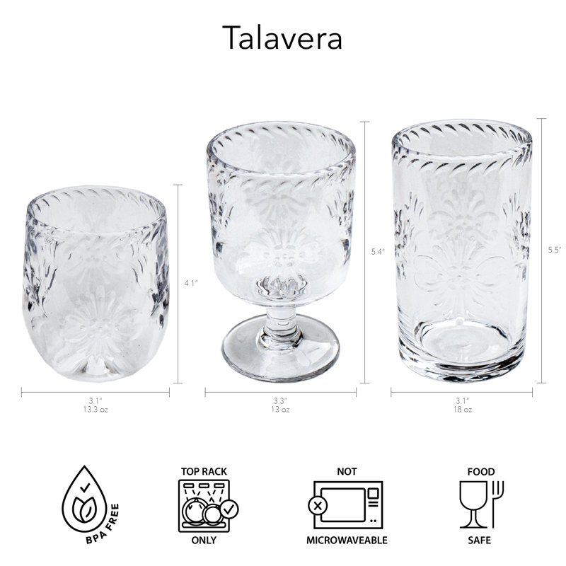Verre à vin Talavera, 18, Clair