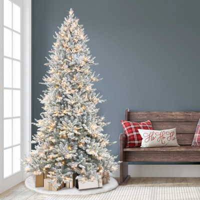 90' Lighted Fir Christmas Tree