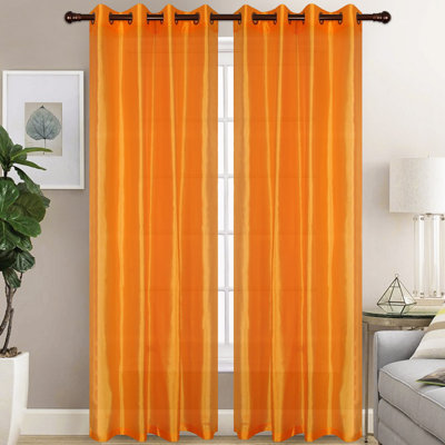 Diredra Polyester Semi-Sheer Curtains