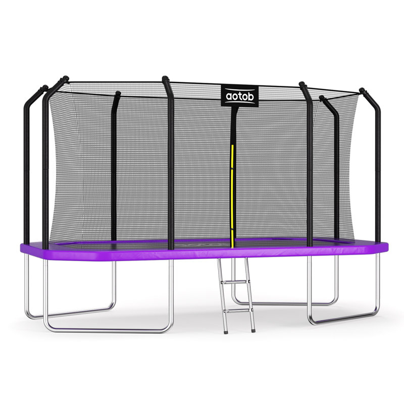 Trampoline AOTOB 14X8FT, Mauve