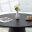 Table basse ronde / ovale en bois massif de style Mid-Century moderne pour le salon et la maison-887011245-887011234