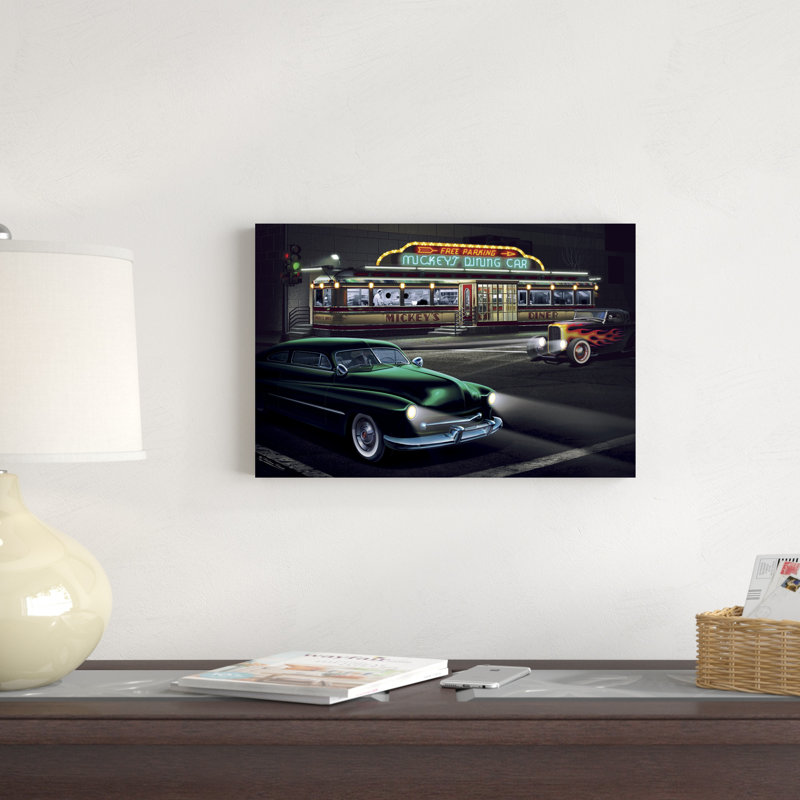 Diners And Cars II, H 12 po x l 18 po x P 1,25 po