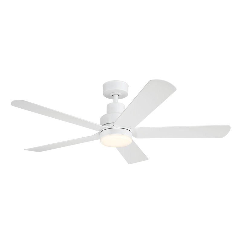 Ventilateur de plafond DEL intérieur / extérieur réglable Vice , Blanc