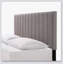 Lit plateforme tapissier touffeté-1903285549