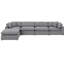 Bania Upholstered L-Shaped Sectional Reversible